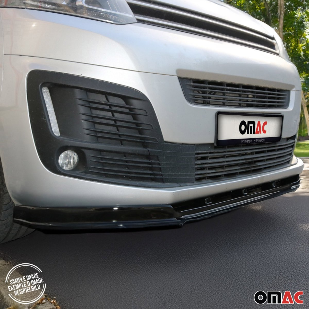 Mercedes-Benz Vito Front Bumper Lip - Omac - ABS - Black - 2014